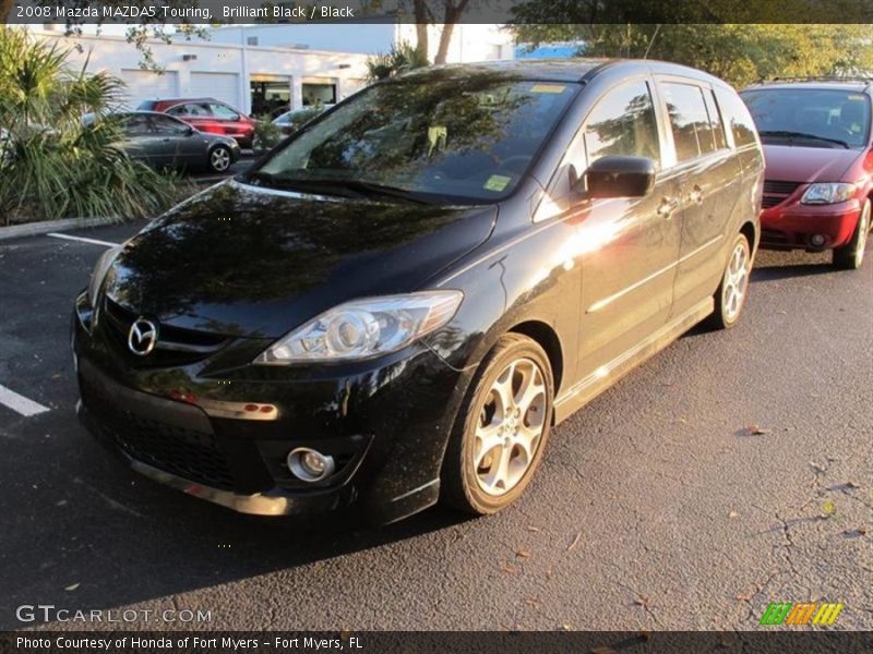 Brilliant Black / Black 2008 Mazda MAZDA5 Touring