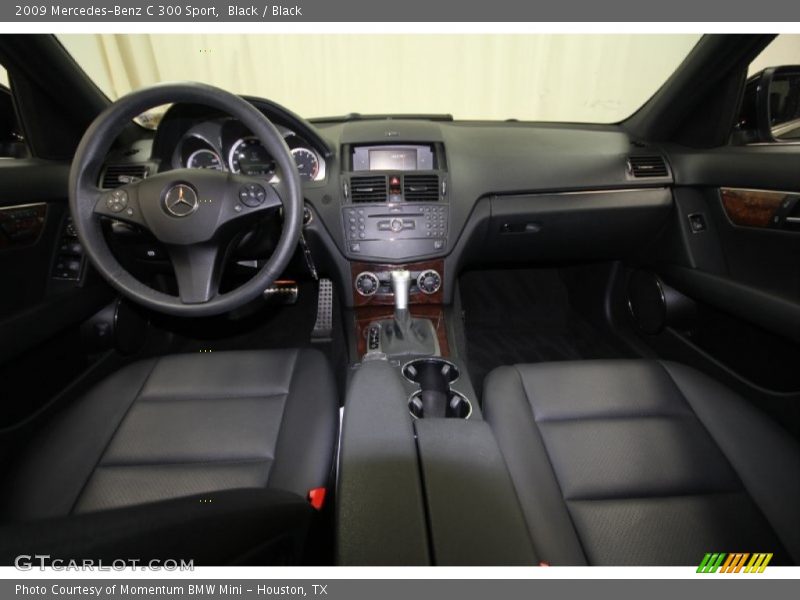 Black / Black 2009 Mercedes-Benz C 300 Sport