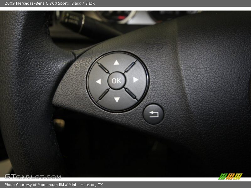 Black / Black 2009 Mercedes-Benz C 300 Sport
