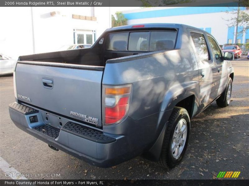 Steel Blue Metallic / Gray 2006 Honda Ridgeline RTS