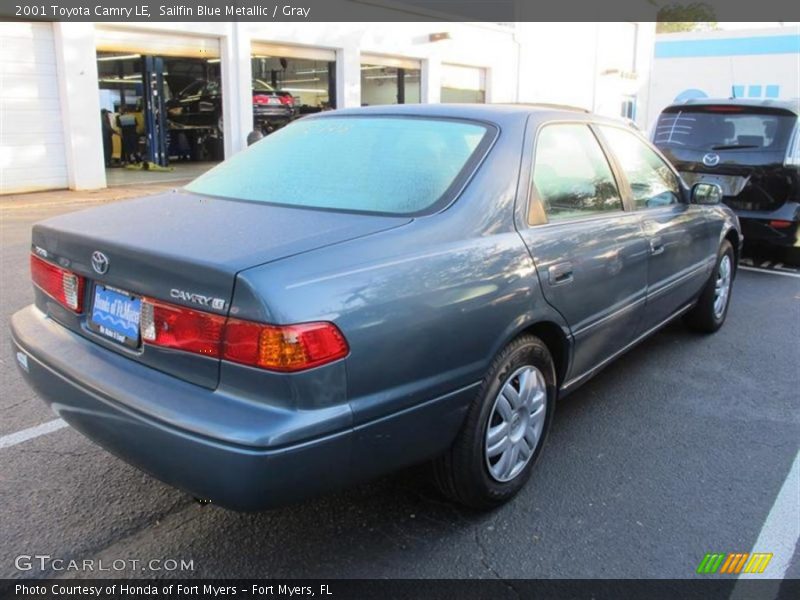 Sailfin Blue Metallic / Gray 2001 Toyota Camry LE