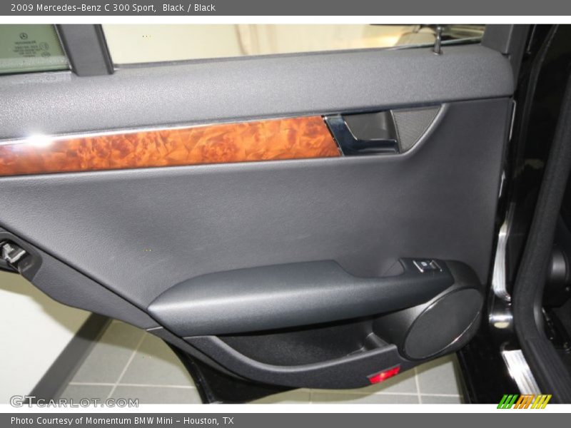 Black / Black 2009 Mercedes-Benz C 300 Sport