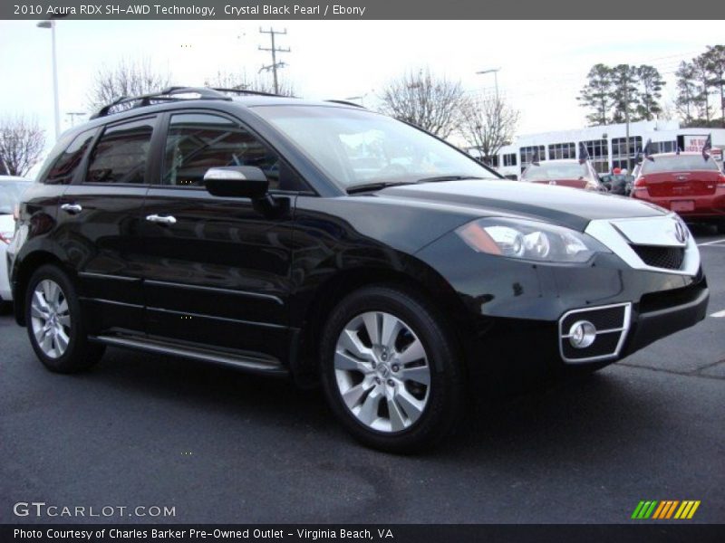 Crystal Black Pearl / Ebony 2010 Acura RDX SH-AWD Technology