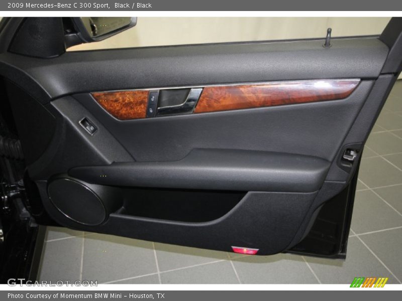 Black / Black 2009 Mercedes-Benz C 300 Sport