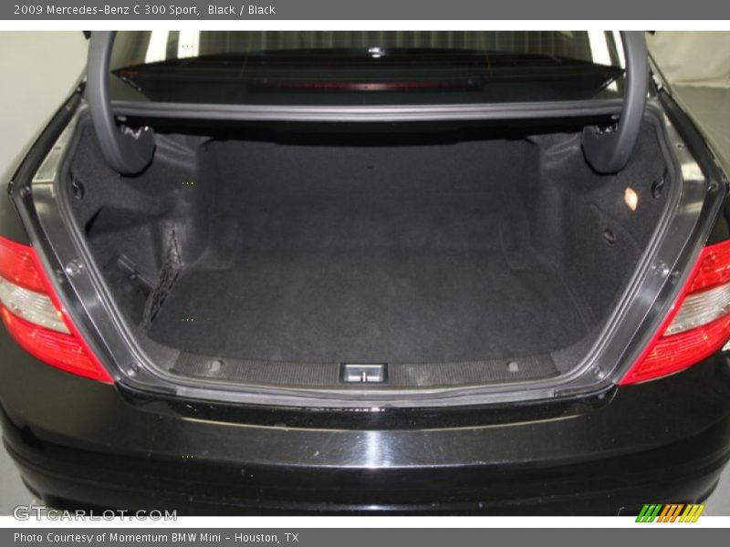 Black / Black 2009 Mercedes-Benz C 300 Sport