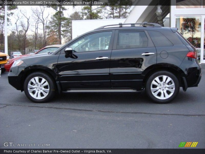 Crystal Black Pearl / Ebony 2010 Acura RDX SH-AWD Technology