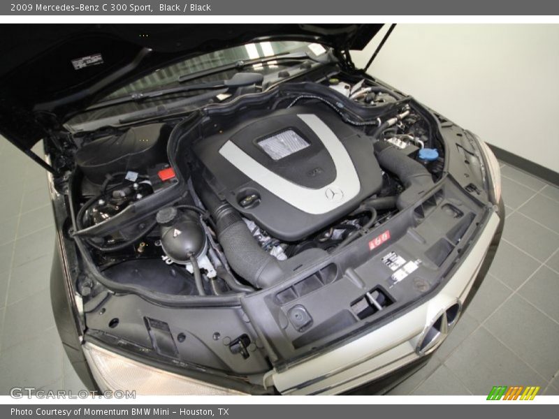 Black / Black 2009 Mercedes-Benz C 300 Sport