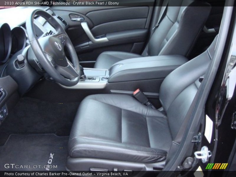 Crystal Black Pearl / Ebony 2010 Acura RDX SH-AWD Technology