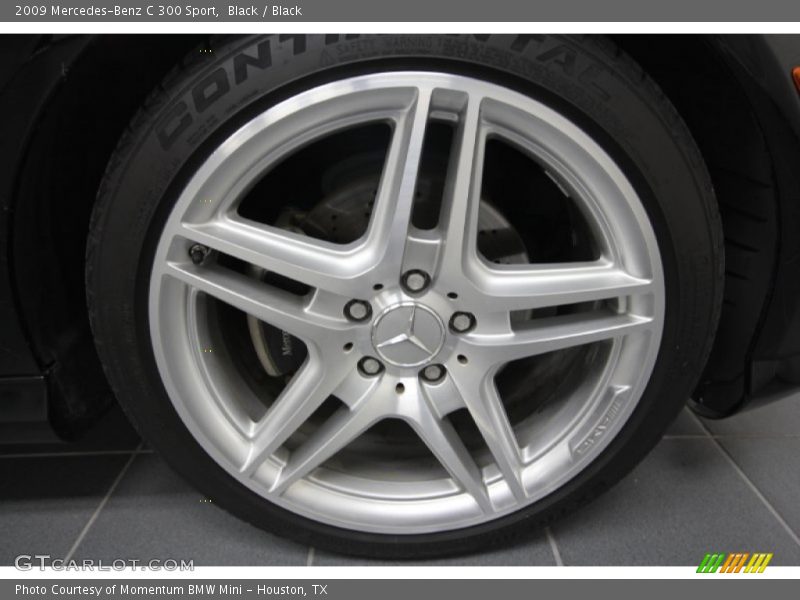 Black / Black 2009 Mercedes-Benz C 300 Sport