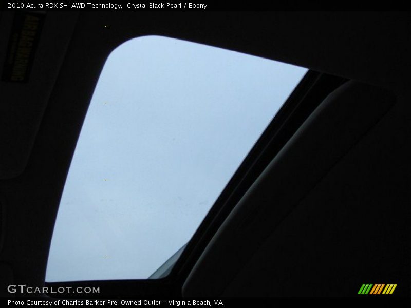 Crystal Black Pearl / Ebony 2010 Acura RDX SH-AWD Technology