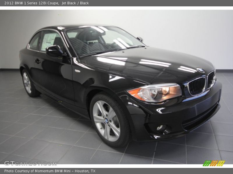 Jet Black / Black 2012 BMW 1 Series 128i Coupe