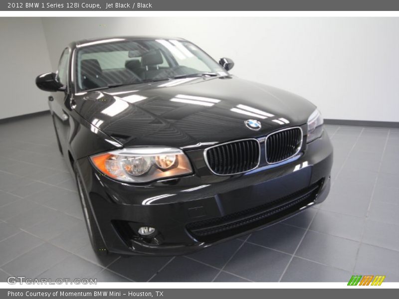 Jet Black / Black 2012 BMW 1 Series 128i Coupe