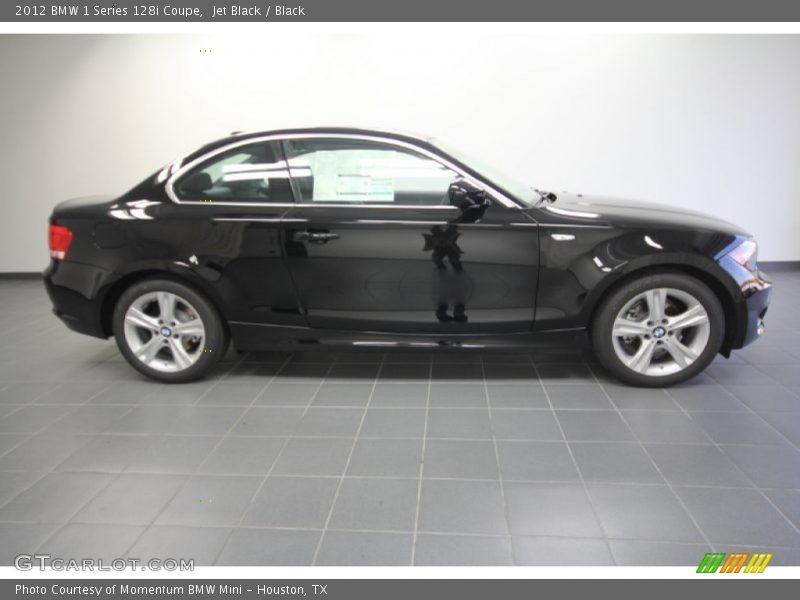 Jet Black / Black 2012 BMW 1 Series 128i Coupe