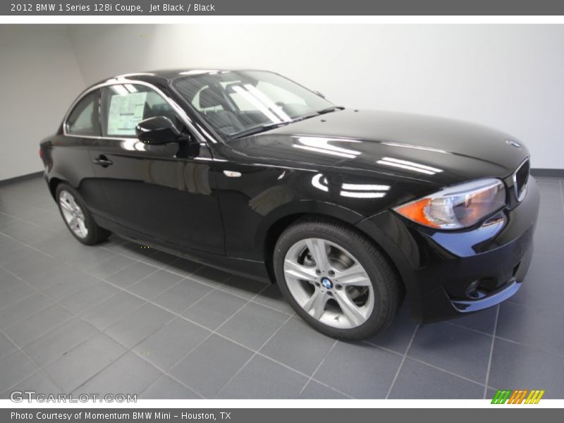Jet Black / Black 2012 BMW 1 Series 128i Coupe