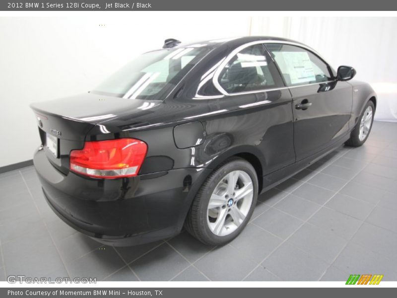 Jet Black / Black 2012 BMW 1 Series 128i Coupe