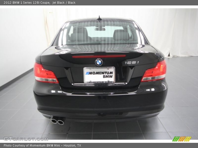 Jet Black / Black 2012 BMW 1 Series 128i Coupe