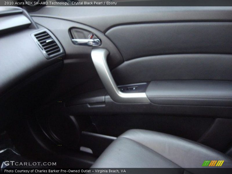 Crystal Black Pearl / Ebony 2010 Acura RDX SH-AWD Technology