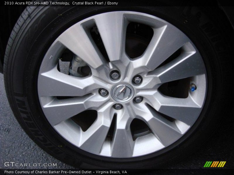 Crystal Black Pearl / Ebony 2010 Acura RDX SH-AWD Technology