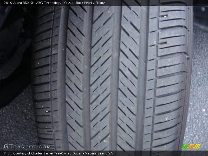 Crystal Black Pearl / Ebony 2010 Acura RDX SH-AWD Technology