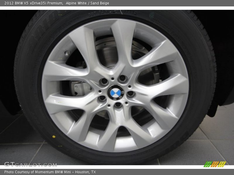 Alpine White / Sand Beige 2012 BMW X5 xDrive35i Premium