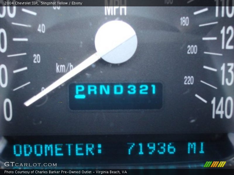 Slingshot Yellow / Ebony 2004 Chevrolet SSR