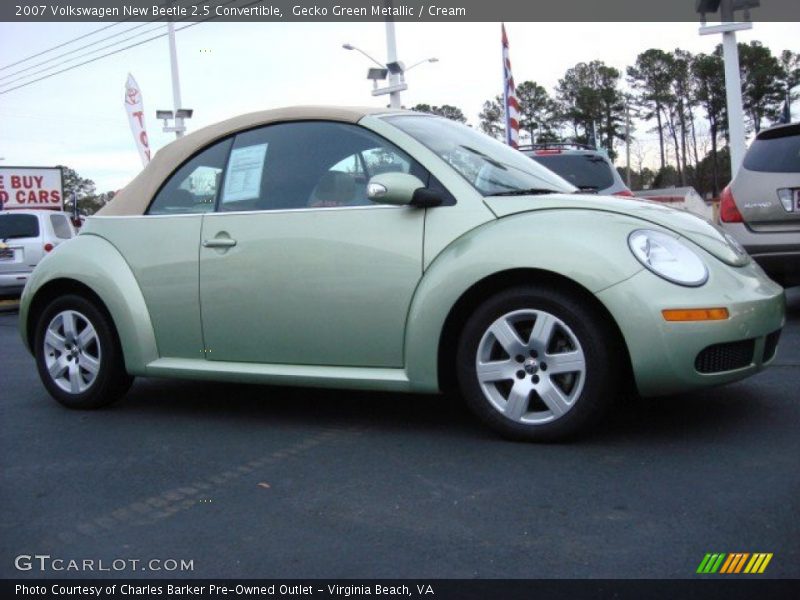  2007 New Beetle 2.5 Convertible Gecko Green Metallic