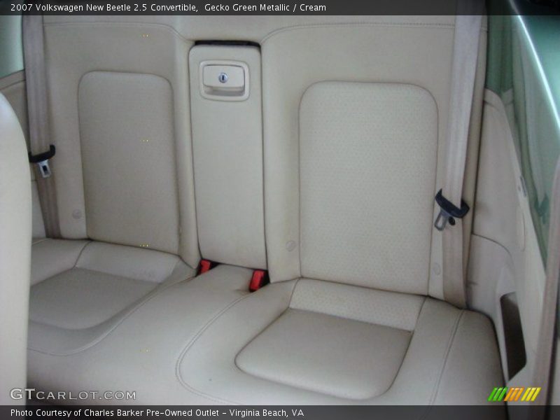 Gecko Green Metallic / Cream 2007 Volkswagen New Beetle 2.5 Convertible
