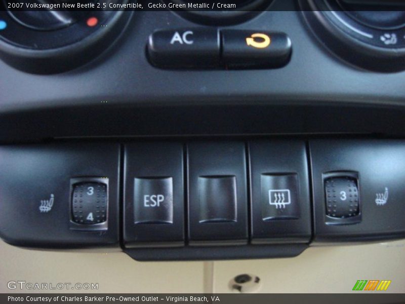 Gecko Green Metallic / Cream 2007 Volkswagen New Beetle 2.5 Convertible