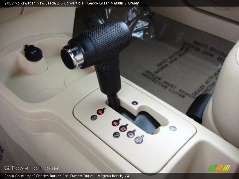  2007 New Beetle 2.5 Convertible 6 Speed Tiptronic Automatic Shifter