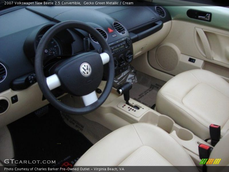  2007 New Beetle 2.5 Convertible Cream Interior