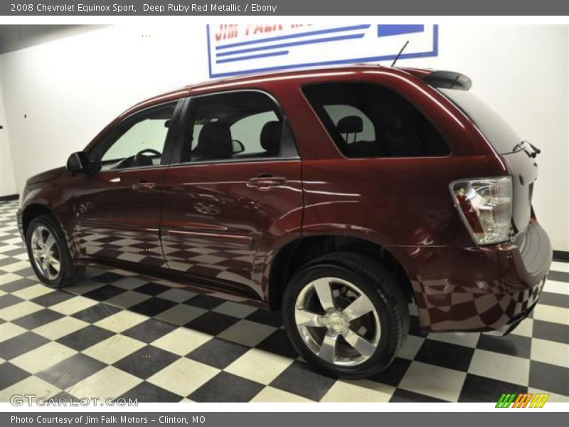 Deep Ruby Red Metallic / Ebony 2008 Chevrolet Equinox Sport