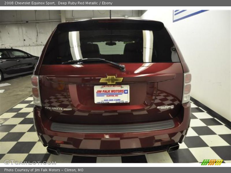 Deep Ruby Red Metallic / Ebony 2008 Chevrolet Equinox Sport