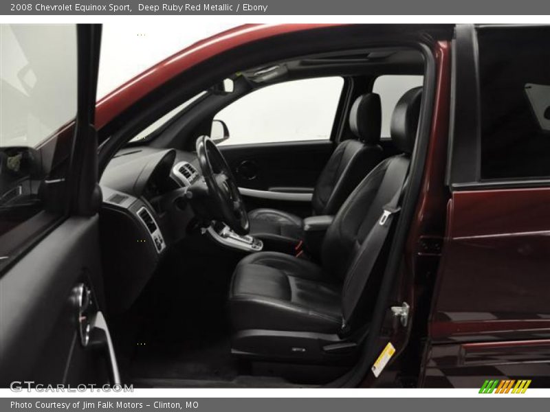 Deep Ruby Red Metallic / Ebony 2008 Chevrolet Equinox Sport