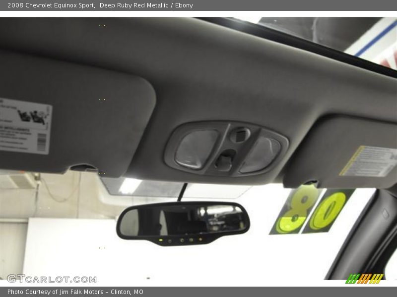 Deep Ruby Red Metallic / Ebony 2008 Chevrolet Equinox Sport
