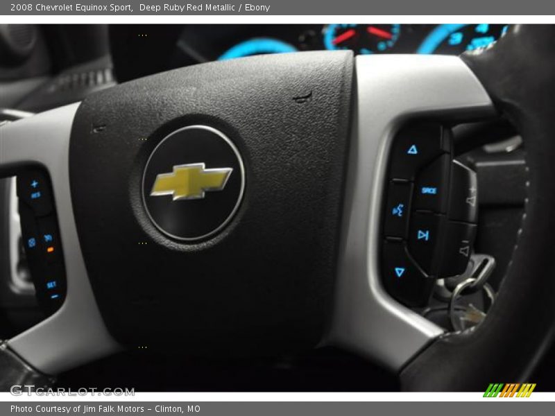Deep Ruby Red Metallic / Ebony 2008 Chevrolet Equinox Sport