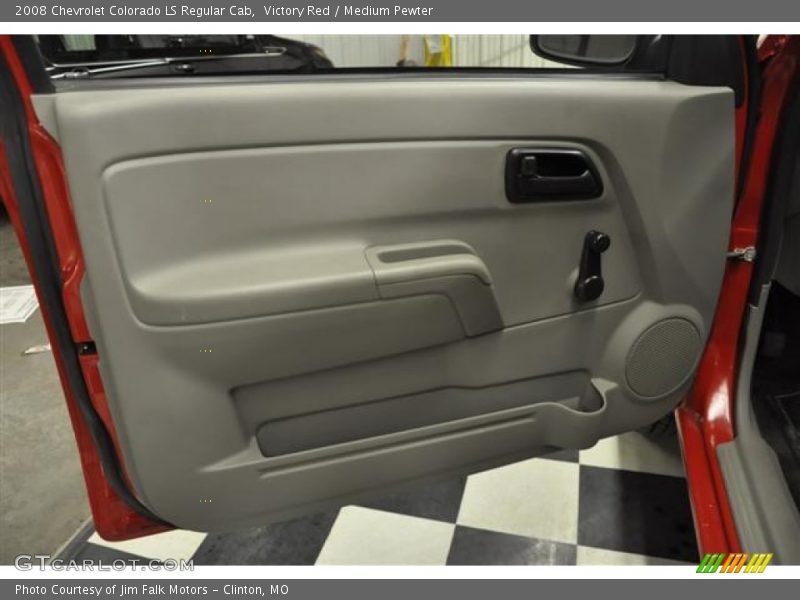 Victory Red / Medium Pewter 2008 Chevrolet Colorado LS Regular Cab