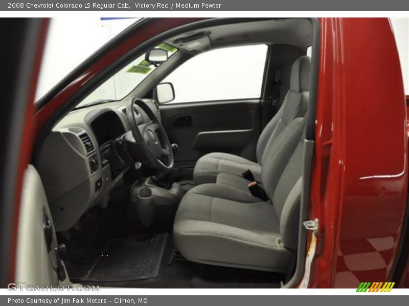 Victory Red / Medium Pewter 2008 Chevrolet Colorado LS Regular Cab