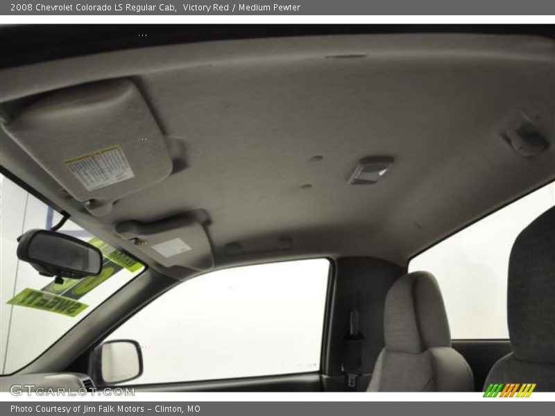 Victory Red / Medium Pewter 2008 Chevrolet Colorado LS Regular Cab
