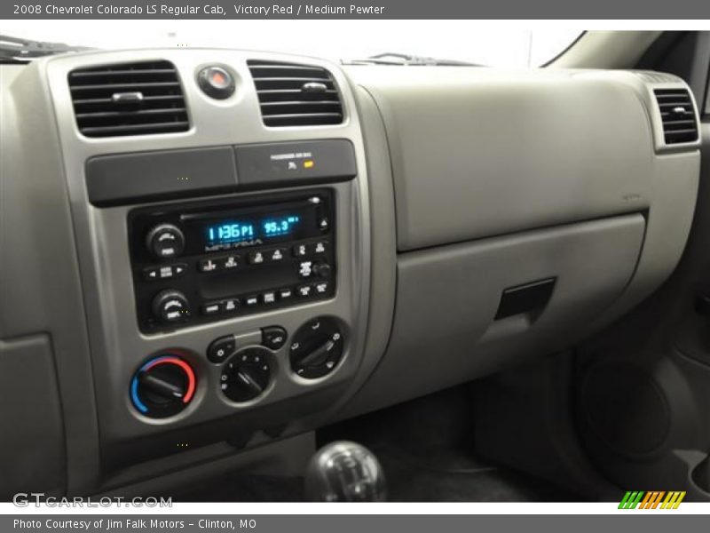 Victory Red / Medium Pewter 2008 Chevrolet Colorado LS Regular Cab