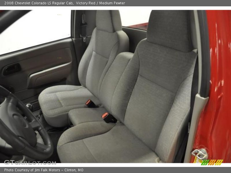 Victory Red / Medium Pewter 2008 Chevrolet Colorado LS Regular Cab