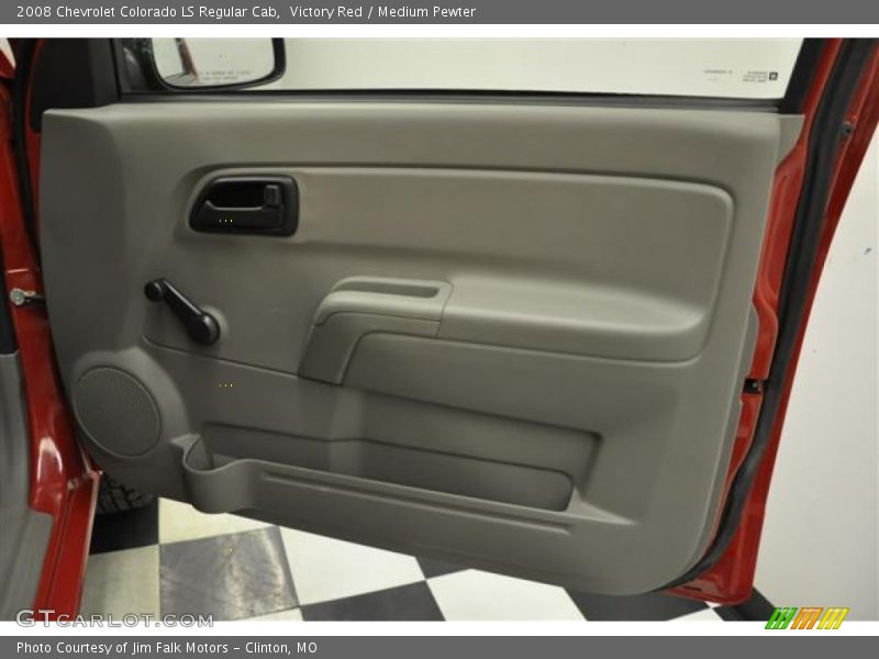 Victory Red / Medium Pewter 2008 Chevrolet Colorado LS Regular Cab