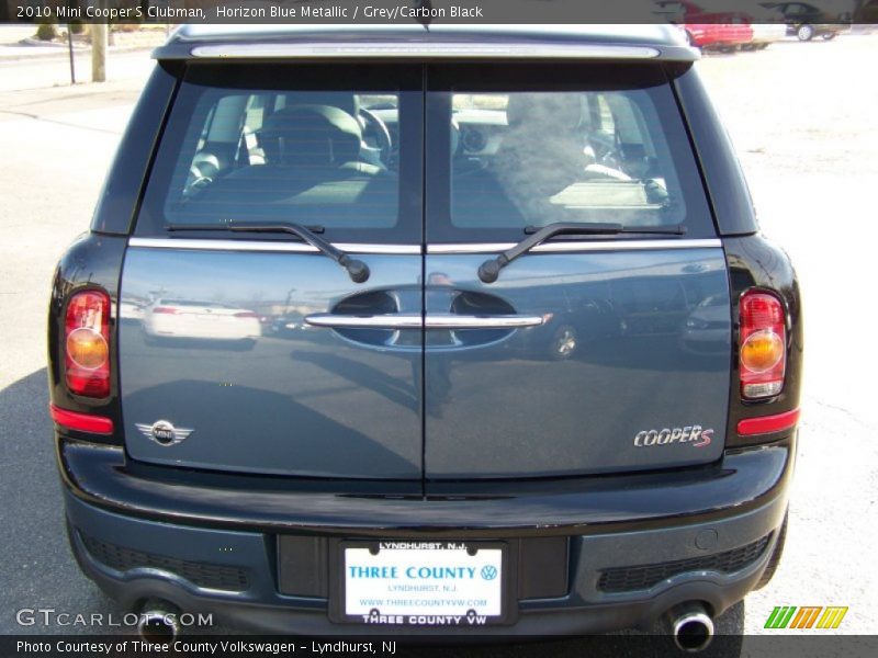 Horizon Blue Metallic / Grey/Carbon Black 2010 Mini Cooper S Clubman