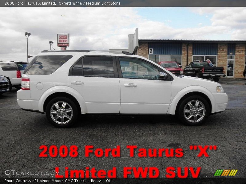 Oxford White / Medium Light Stone 2008 Ford Taurus X Limited