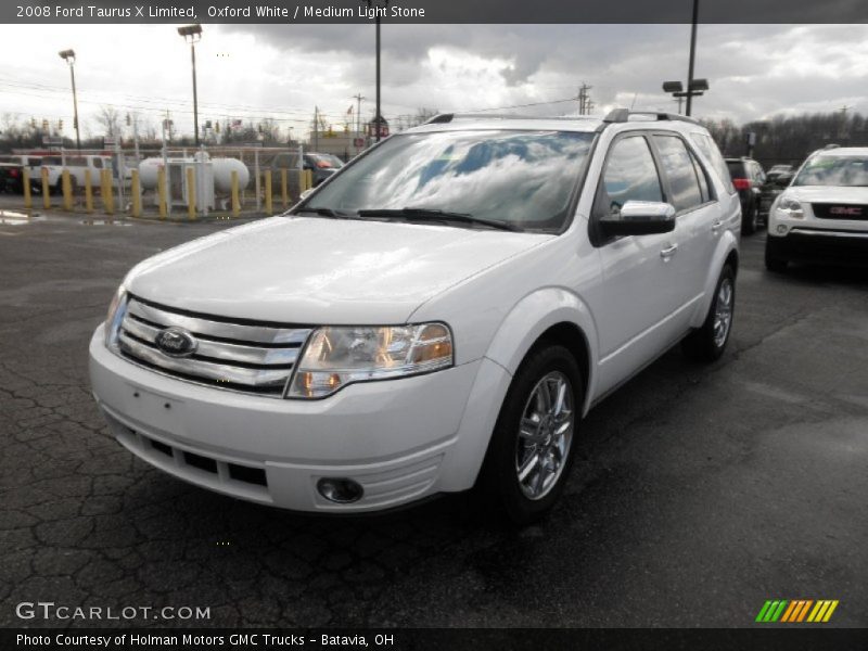 Oxford White / Medium Light Stone 2008 Ford Taurus X Limited