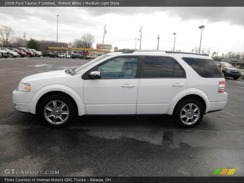 Oxford White / Medium Light Stone 2008 Ford Taurus X Limited