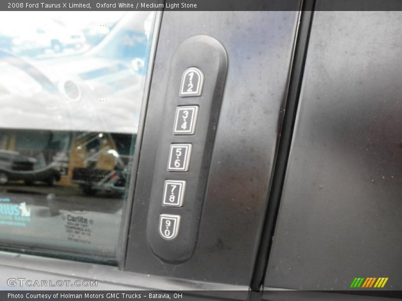 Oxford White / Medium Light Stone 2008 Ford Taurus X Limited