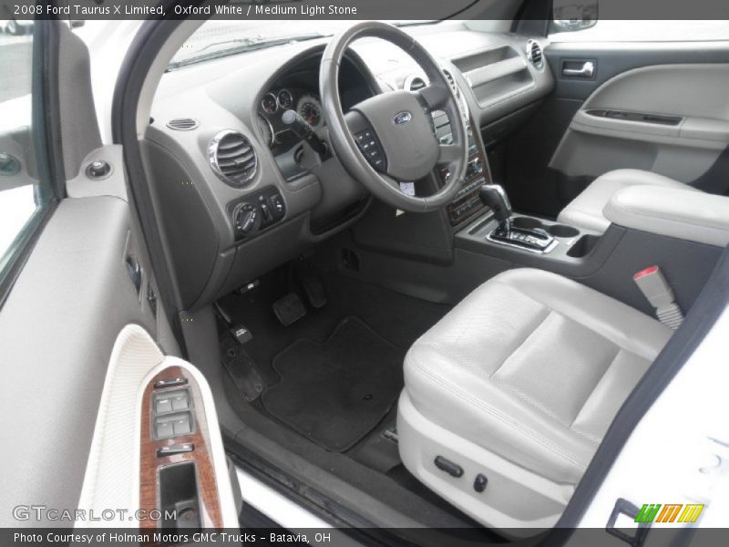 Oxford White / Medium Light Stone 2008 Ford Taurus X Limited