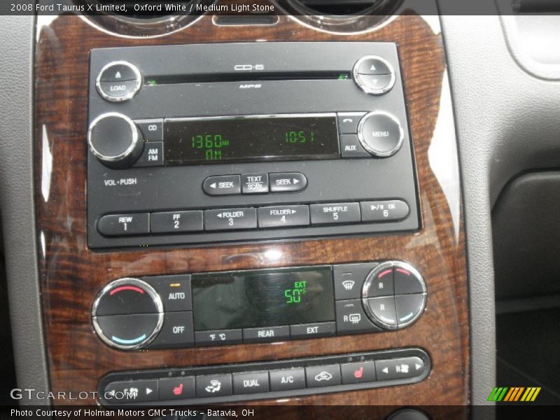 Oxford White / Medium Light Stone 2008 Ford Taurus X Limited