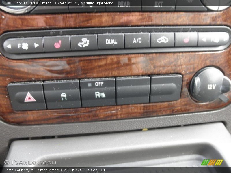 Oxford White / Medium Light Stone 2008 Ford Taurus X Limited