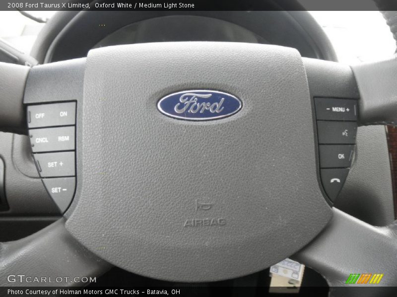 Oxford White / Medium Light Stone 2008 Ford Taurus X Limited